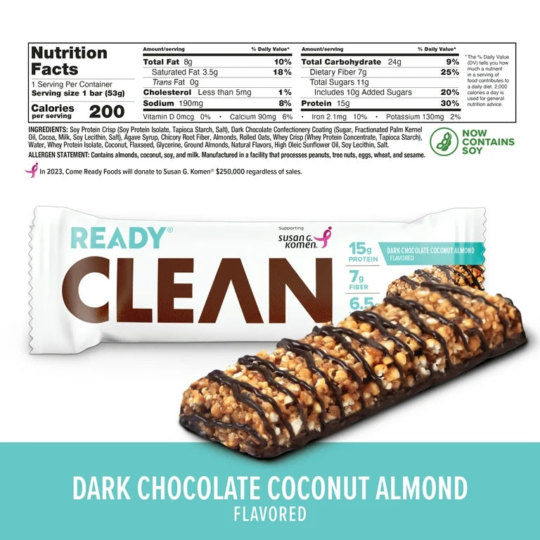 Ready Clean Protein Bars Bemoxie Supplements