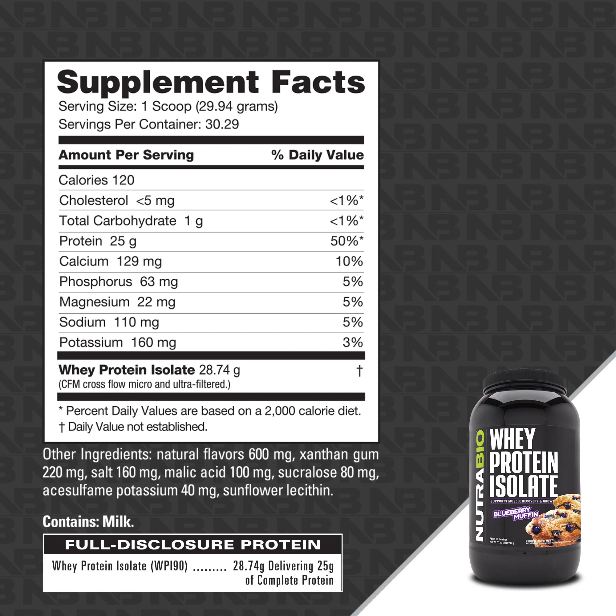 NutraBio Whey Protein Isolate - Bemoxie Supplements