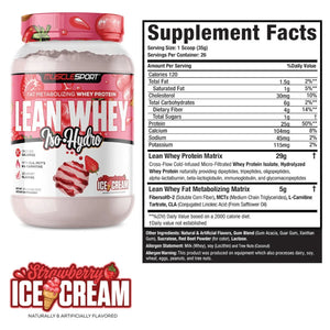 MuscleSport Lean Whey Revolution Iso Protein - Bemoxie Supplements