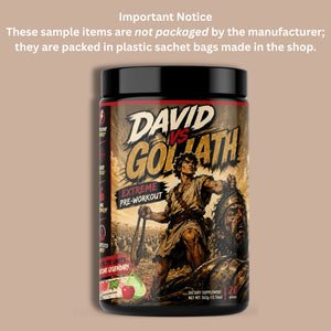 David & Goliath Pre Workout Sample (1) - Bemoxie Supplements