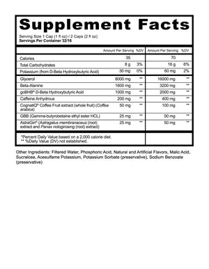 Pump Sauce X Panda Supps Collaboration Liquid Pre Workout - Bemoxie Supplements