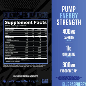 RYSE Signature Series Godzilla® PreWorkout – Unleash the Monster Within! - Bemoxie Supplements