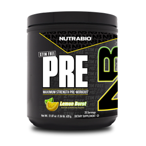 NutraBio Stim Free Preworkout - Bemoxie Supplements