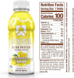 Ryse Clear Protein RTD - Bemoxie Supplements