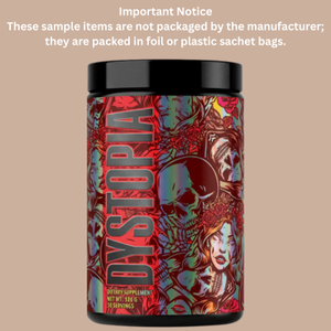Dystopia Pre Workout Sample (1) - Bemoxie Supplements