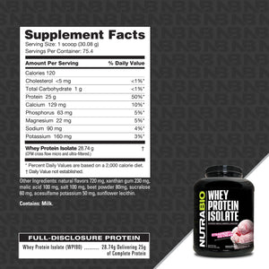 NutraBio Whey Protein Isolate - Bemoxie Supplements