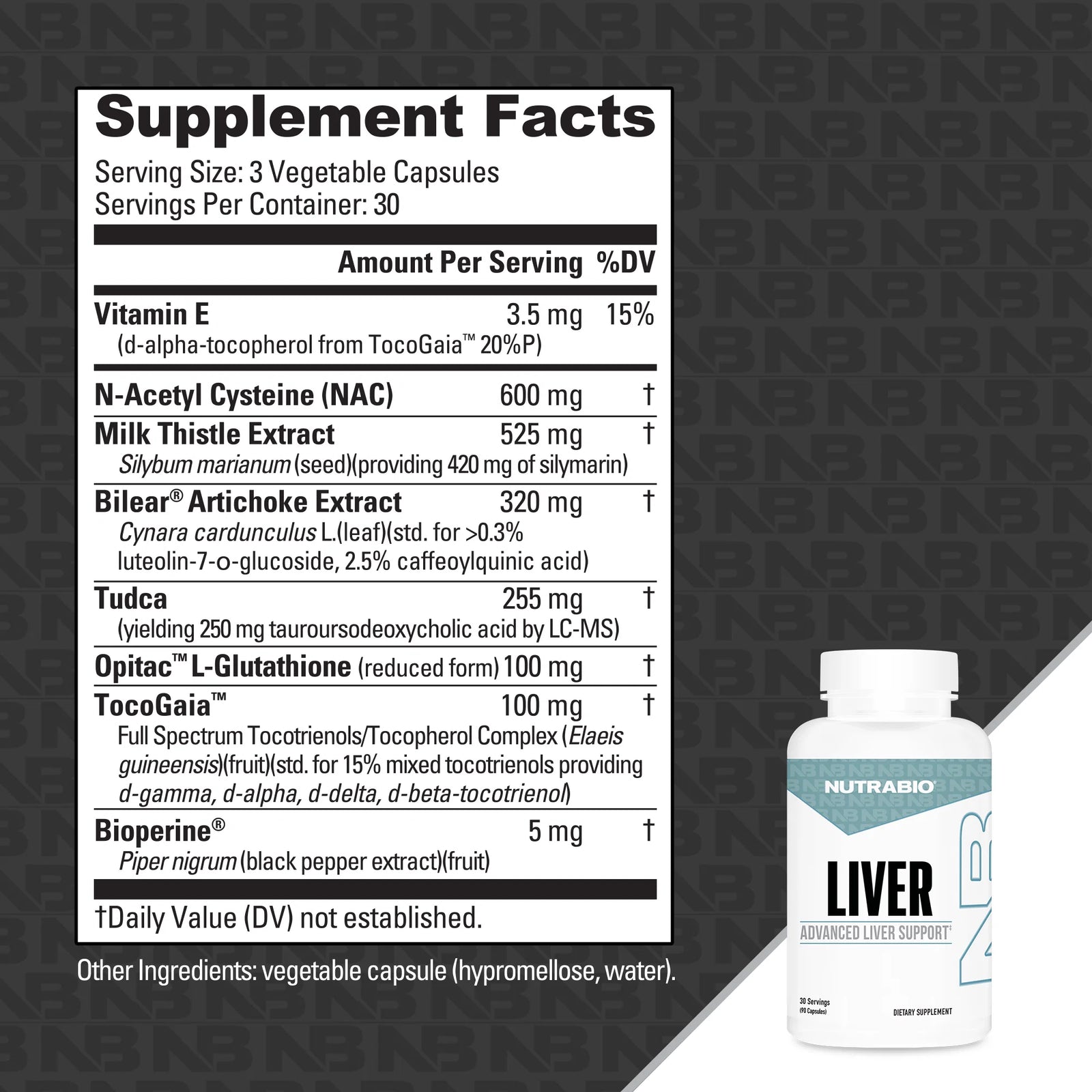 NutraBio Liver Support - Bemoxie Supplements