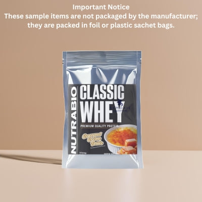 NutraBio Classic Whey Protein Sample (1) - Bemoxie Supplements