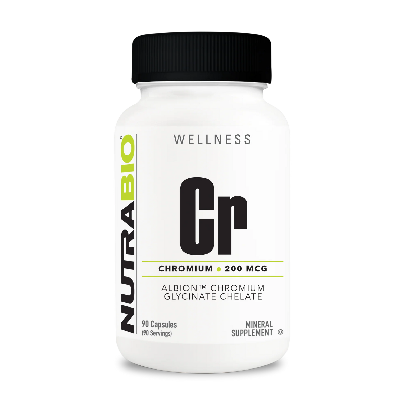 NutraBio Chromium – Albion® Chromium Glycinate Chelate - Bemoxie Supplements