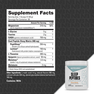 NutraBio Sleep Peptides - Bemoxie Supplements