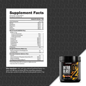 NutraBio Intra Blast Amino Fuel - Bemoxie Supplements