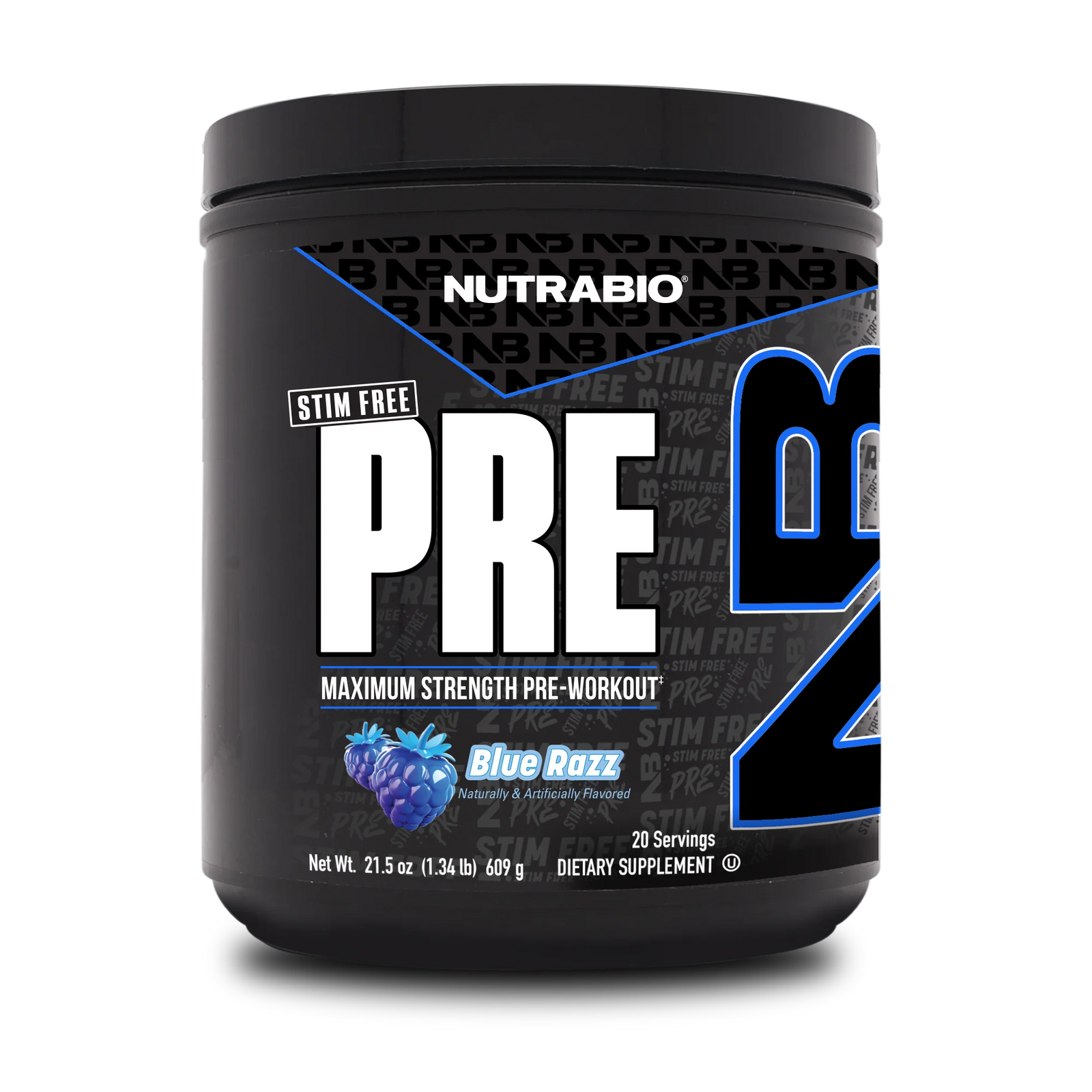 NutraBio Stim Free Preworkout - Bemoxie Supplements