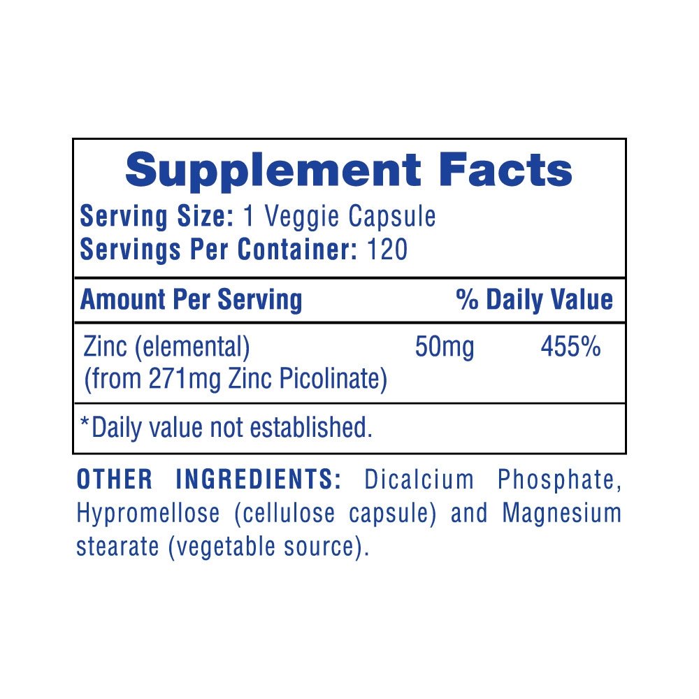 HiTech Pharmaceuticals Zinc Picolinate - Bemoxie Supplements