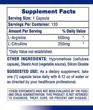 HiTech Pharmaceuticals L-Arginine + L-Citrulline - Bemoxie Supplements