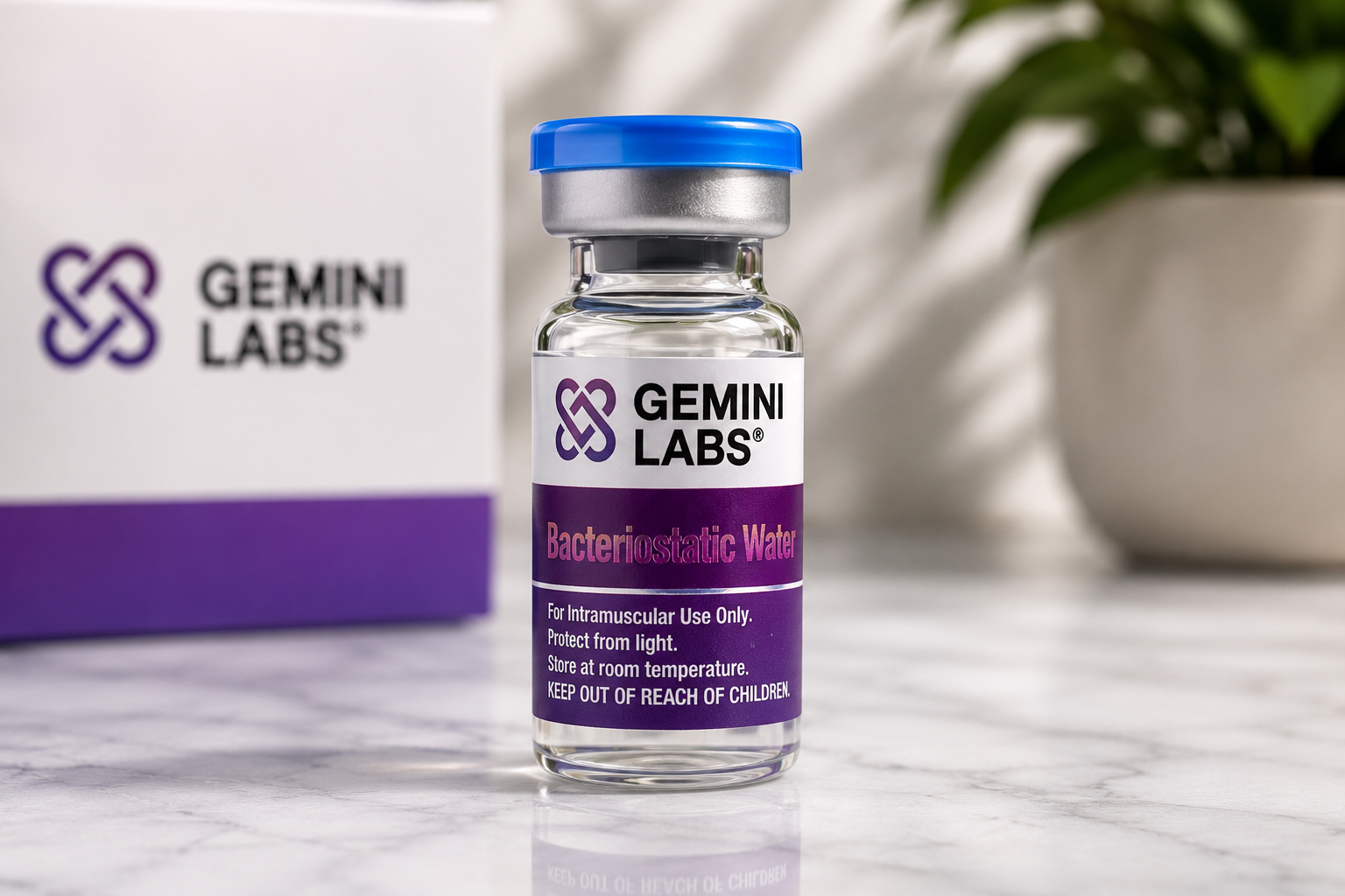 Gemini Labs Bacteriostatic Water 10ml - Bemoxie Supplements