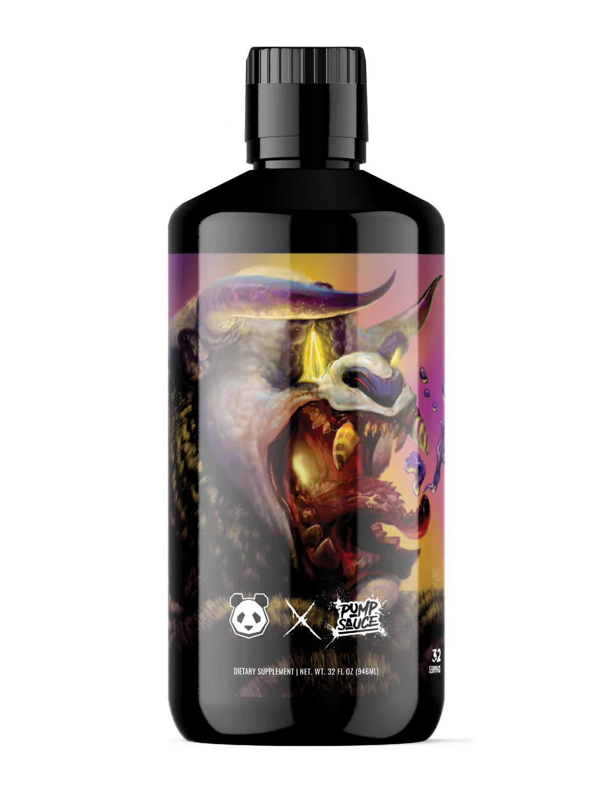 Pump Sauce X Panda Supps Collaboration Liquid Pre Workout - Bemoxie Supplements