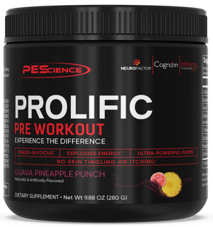 PEScience Prolific PreWorkout - Bemoxie Supplements
