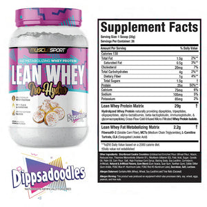 MuscleSport Lean Whey Revolution Iso Protein - Bemoxie Supplements