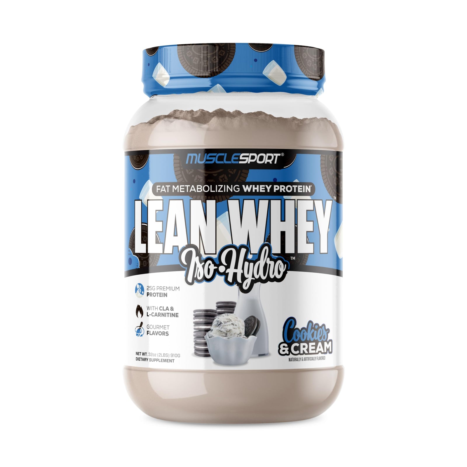 MuscleSport Lean Whey Revolution Iso Protein - Bemoxie Supplements