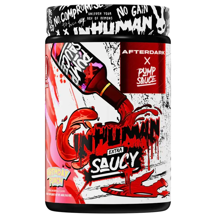 After Dark x Pump Sauce Inhuman PreWorkout - Bemoxie Supplements