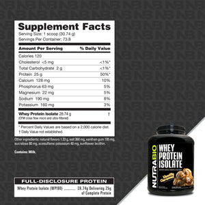 NutraBio Whey Protein Isolate - Bemoxie Supplements