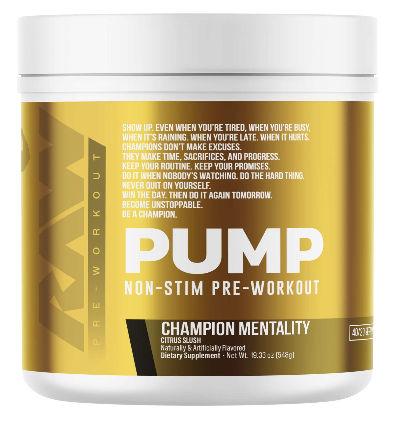 RAW Nutrition Pump - Bemoxie Supplements