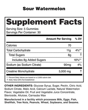 NutraOne Creatine Gummies - Bemoxie Supplements