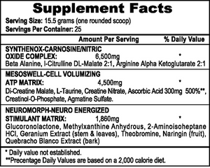 Mesomorph Pre Workout Sample (1) - Bemoxie Supplements