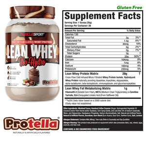 MuscleSport Lean Whey Revolution Iso Protein - Bemoxie Supplements