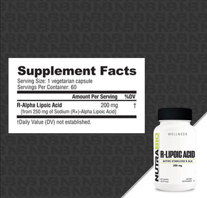 NutraBio R‑ALA - Bemoxie Supplements