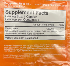 Vitality- Male Enhancement Pills - Bemoxie Supplements