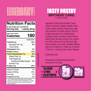 Legendary Foods Tasty Pastry - Bemoxie Supplements