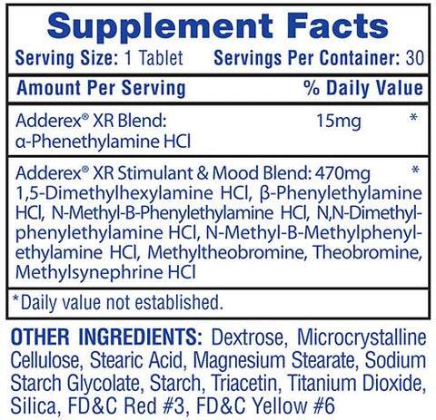 Hi-Tech Pharmaceuticals Adderex XR - Bemoxie Supplements