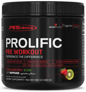 PEScience Prolific PreWorkout - Bemoxie Supplements