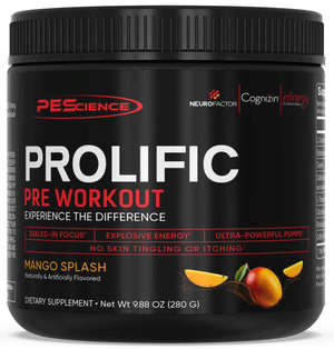 PEScience Prolific PreWorkout - Bemoxie Supplements