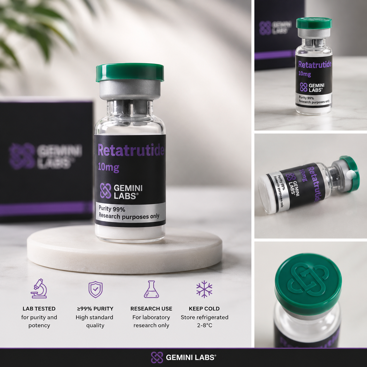 Retatrutide 10mg - Bemoxie Supplements