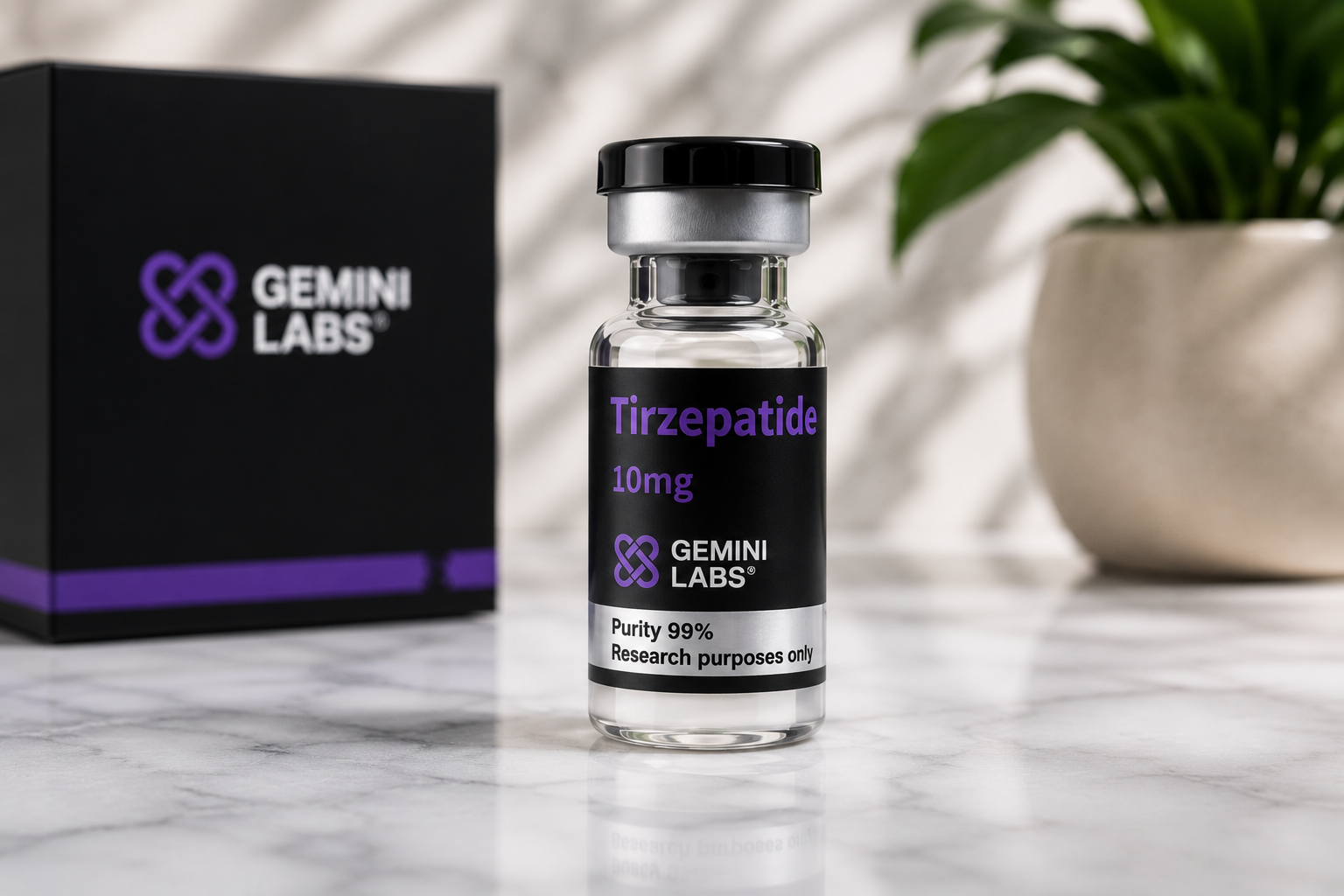 Gemini Labs Tirzepatide 10mg - Bemoxie Supplements
