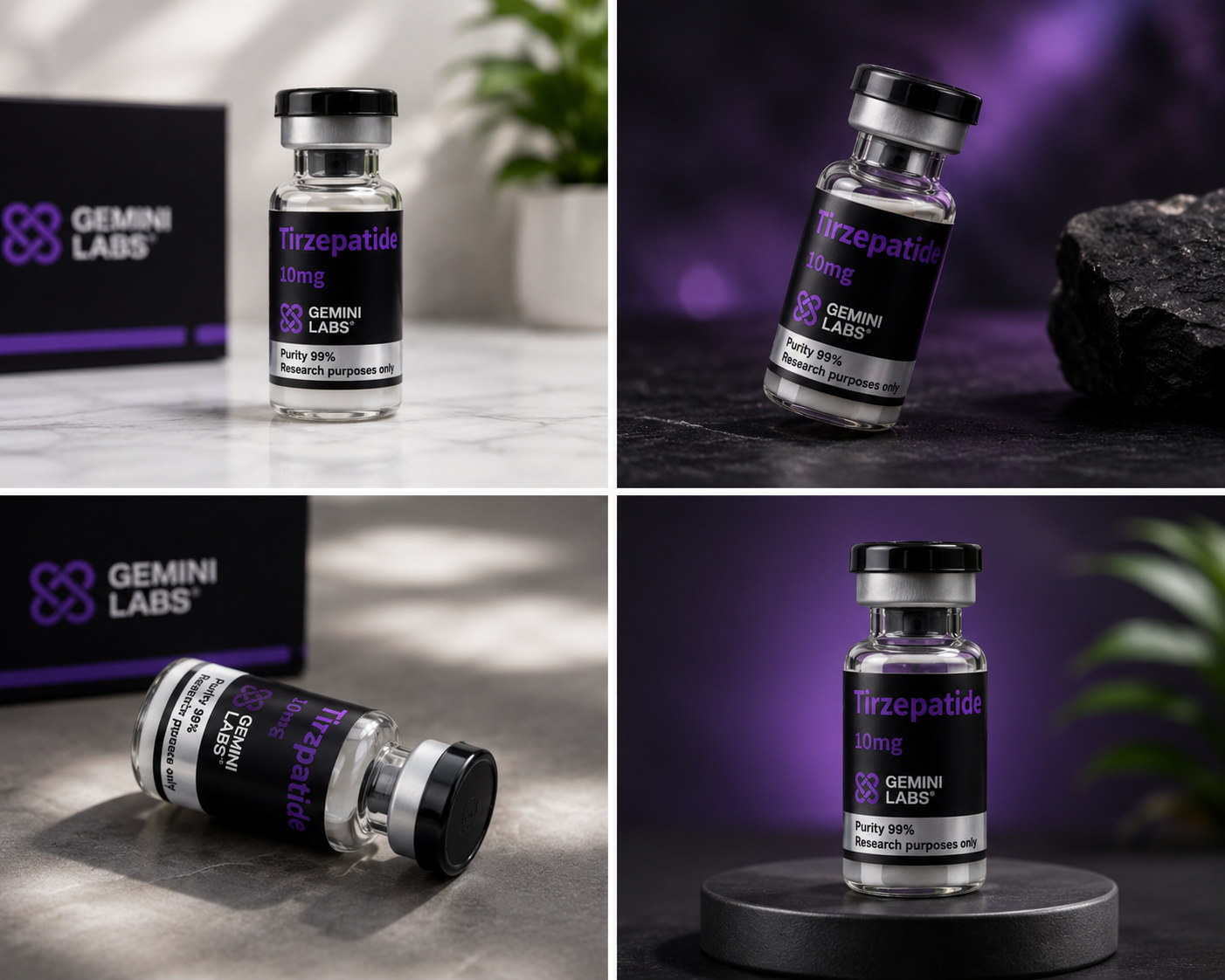 Gemini Labs Tirzepatide 10mg - Bemoxie Supplements